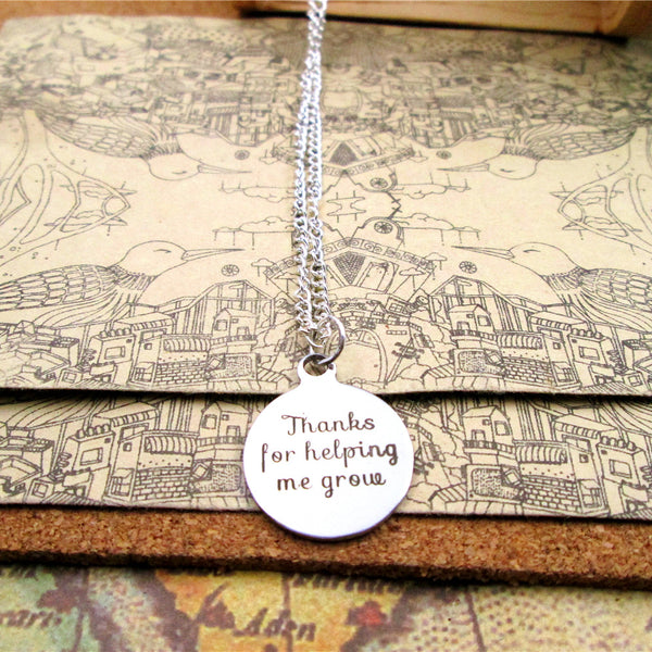 Personalized Inspirational Pendant Necklace