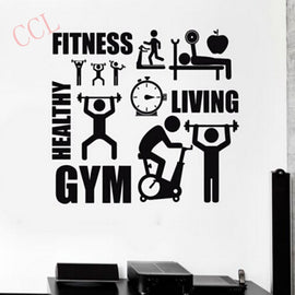 Gym Motivation Wall Art Decal