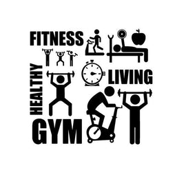 Gym Motivation Wall Art Decal