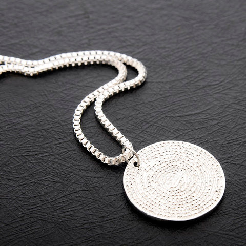 Motivational Round Charm Necklace