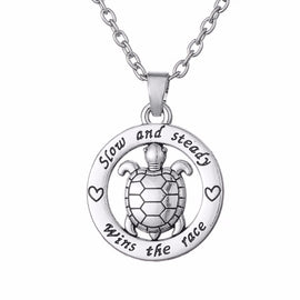 Turtle Inspirational Plated Necklace