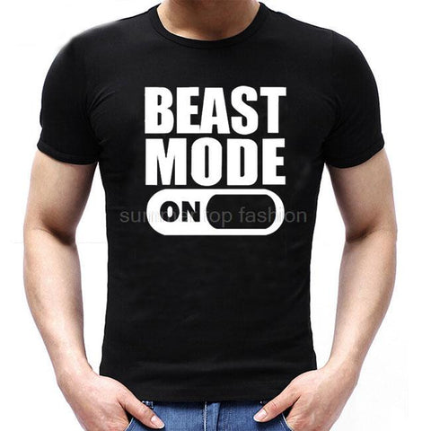 BEAST MODE ON Gym Motivation T-shirt