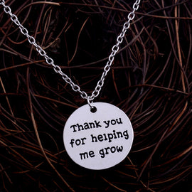 Personalized Inspirational Pendant Necklace