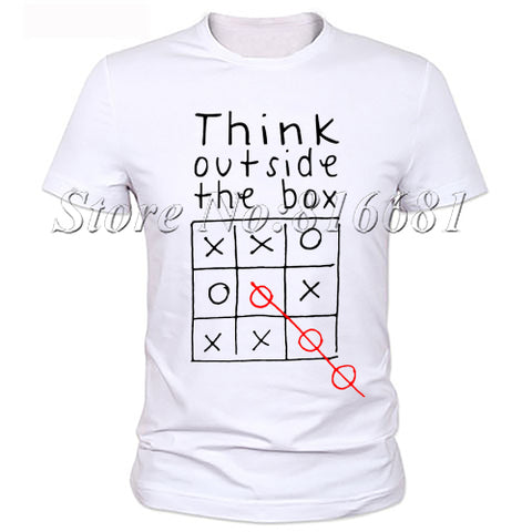 Think Out Side Cool The Box Top Tees